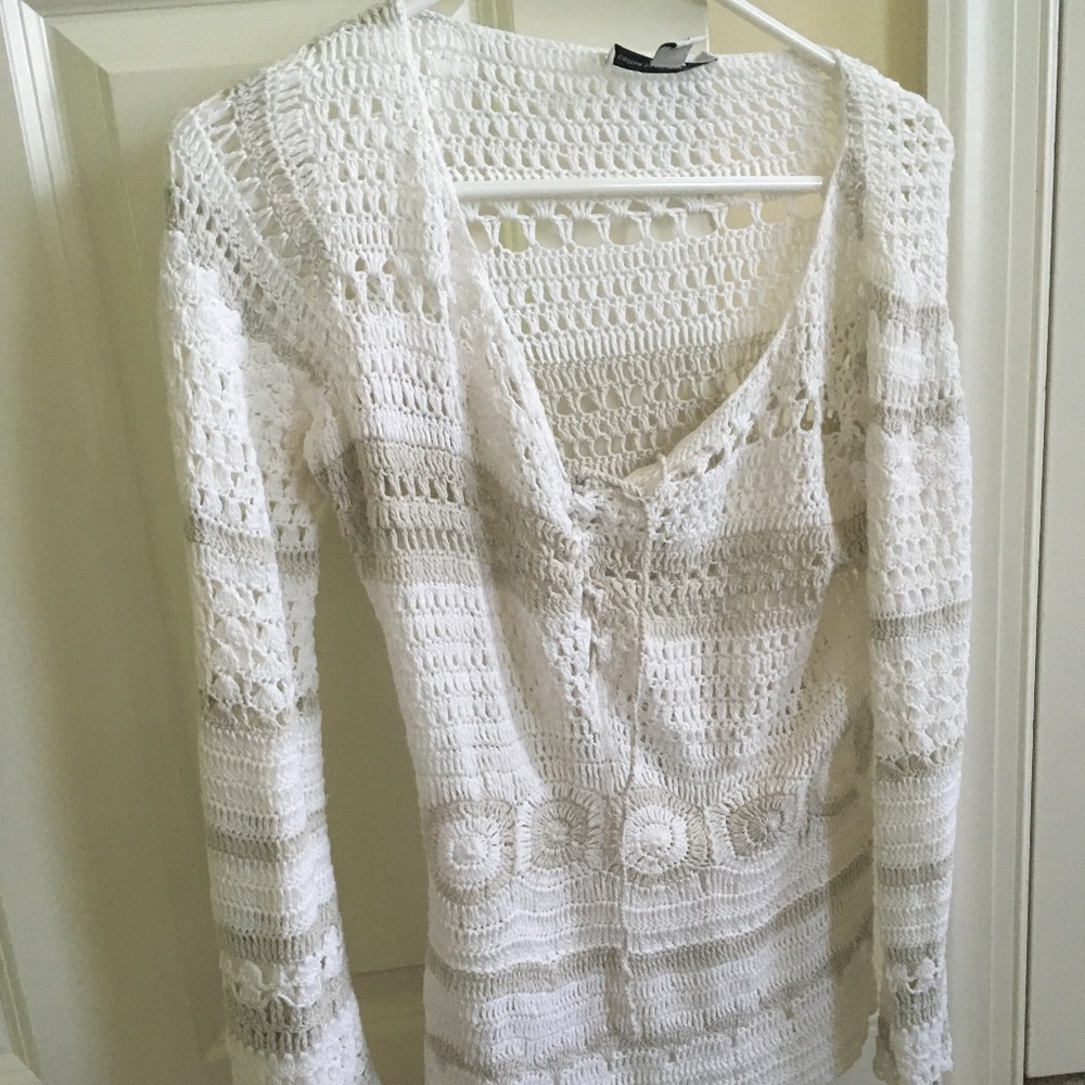 V-Neck Knit Sweater